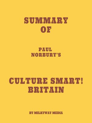 cover image of Summary of Paul Norbury's Culture Smart! Britain
